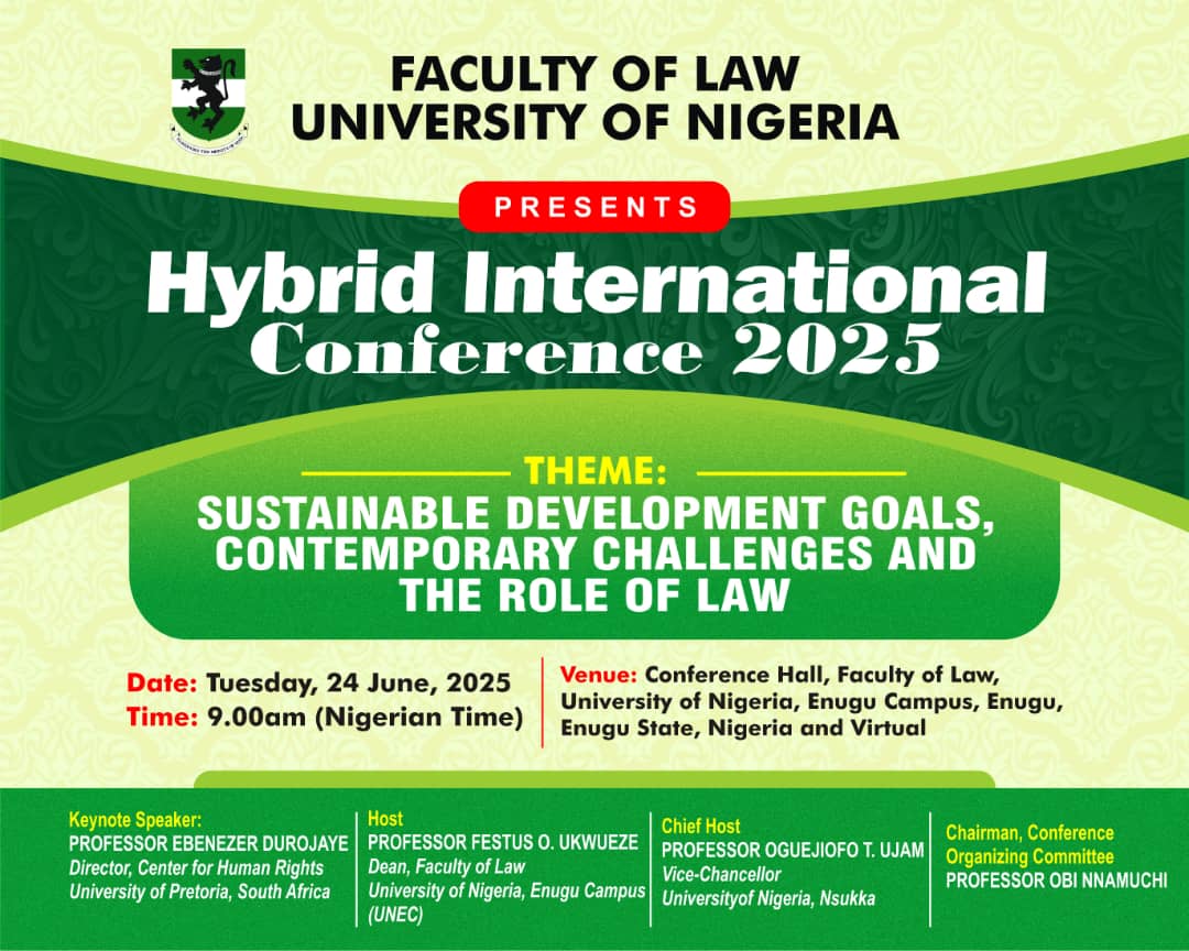 Hybrid International Conference 2025 – Sustainable Development Goals, Contemporary Challenges, and the Role of Law