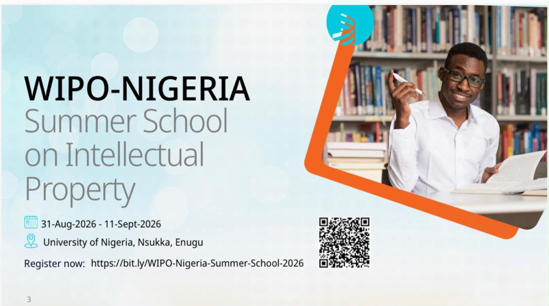 WIPO–Nigeria Summer School on Intellectual Property 2026 Opens for Registration