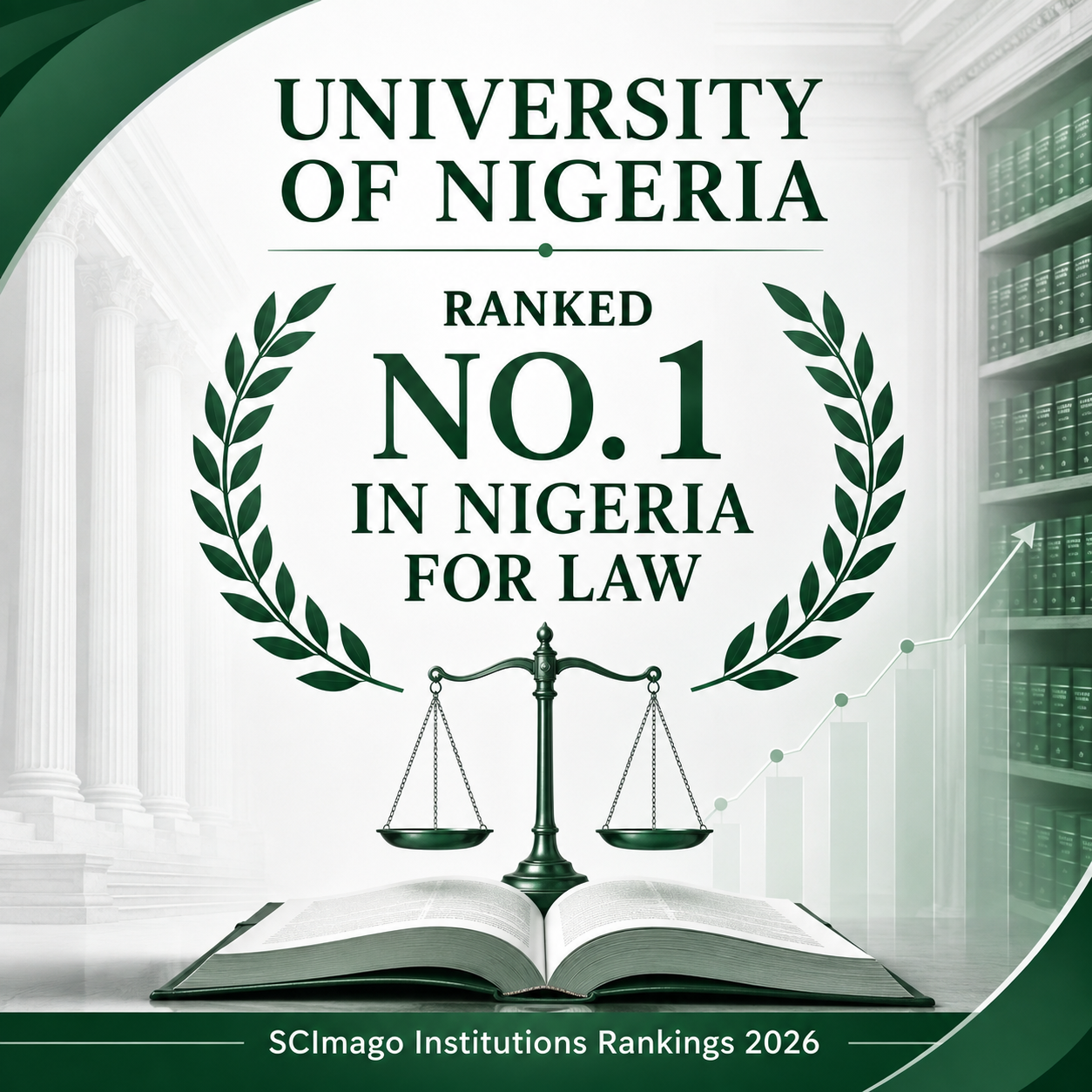 University of Nigeria Leads Nigeria in Law in 2026 SCImago Rankings